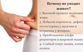 Что исключить из рациона для уменьшения жировой прослойки на животе