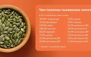 Тыквенные семечки на ночь — полезно или вредно?