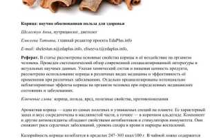 Корица — Показания к Применению и Польза для Здоровья