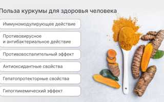 Полезные свойства куркумы — влияние на организм